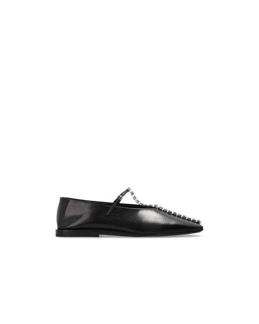 Jil Sander Black Ballerina Shoes