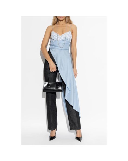 Moschino Blue Sleeveless Tops