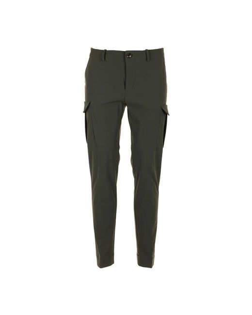 Rrd Green Slim-Fit Trousers for men