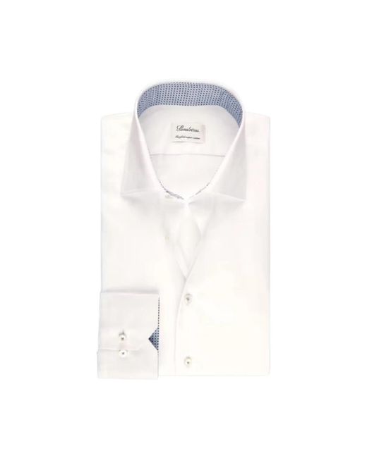 Stenstroms Casual Hemden in het White voor heren