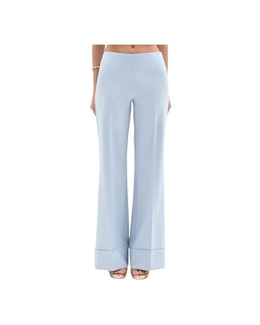 Rinascimento Blue Wide Trousers