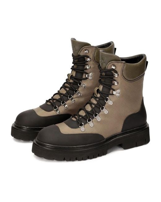 Kazar Attraktive Herrenstiefel Aus Kombinierten Materialien in Brown für Herren
