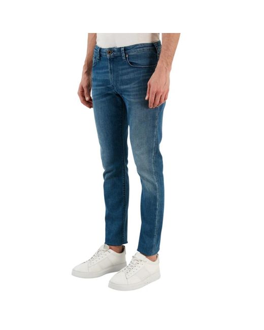 Emporio Armani Blue Slim Fit Jeans for men