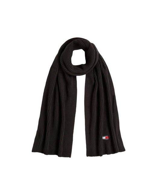 Winter Scarves Tommy Hilfiger de hombre de color Black