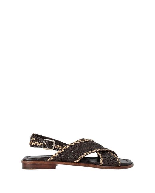 Pons Quintana Brown Flat Sandals