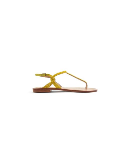 Maliparmi Metallic Flat sandals