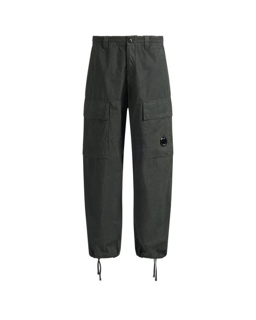 Slim-Fit Trousers C P Company pour homme en coloris Gray