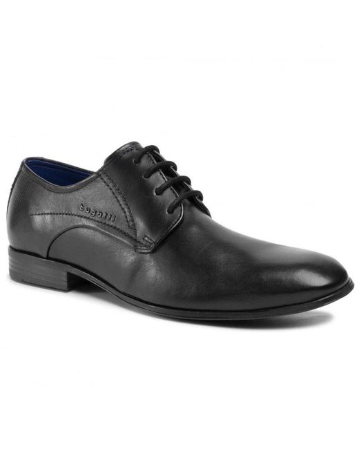 Bugatti Black Laced Shoes for men