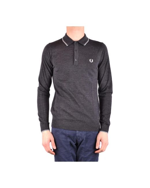 Fred Perry Tops ,Grijs ,Klassieke Polo Shirts Voor Mannen in het Blue voor heren