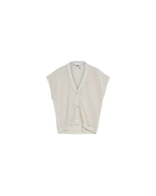 Cinque Truien & Vesten ,Polyester Cardigan in het White
