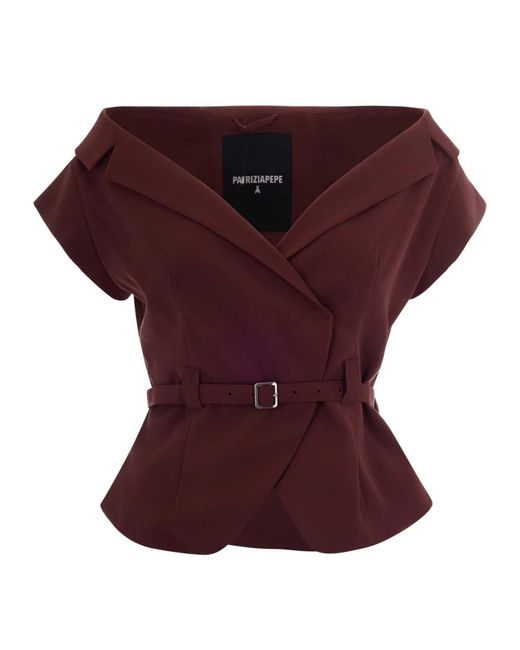 Patrizia Pepe Purple Vests