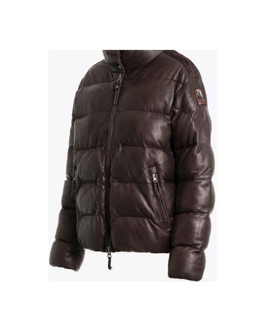 Parajumpers Leather Jackets in het Brown