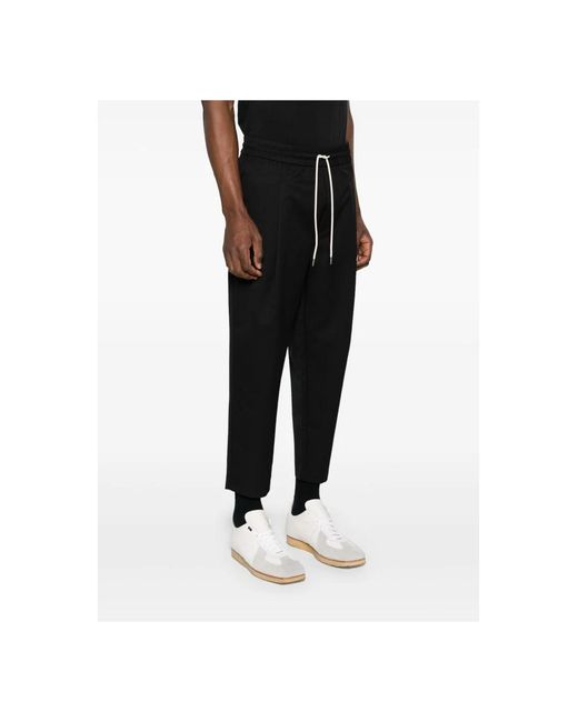 Drole de Monsieur Black Slim-Fit Trousers for men