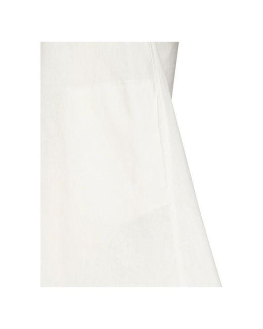 Max Mara White Weiße Simeone Kleid