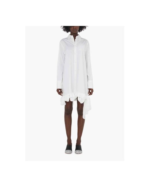 Shirt Dresses J.W. Anderson de color White