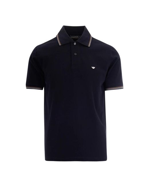 Emporio Armani Blue Polo Shirts for men