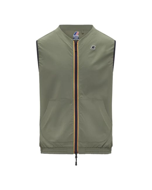 K-Way Green Vests for men