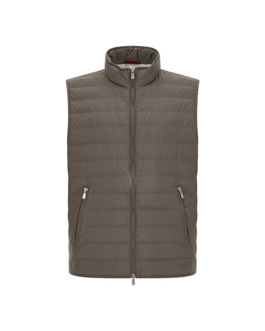 Brunello Cucinelli Brown Waistcoats for men