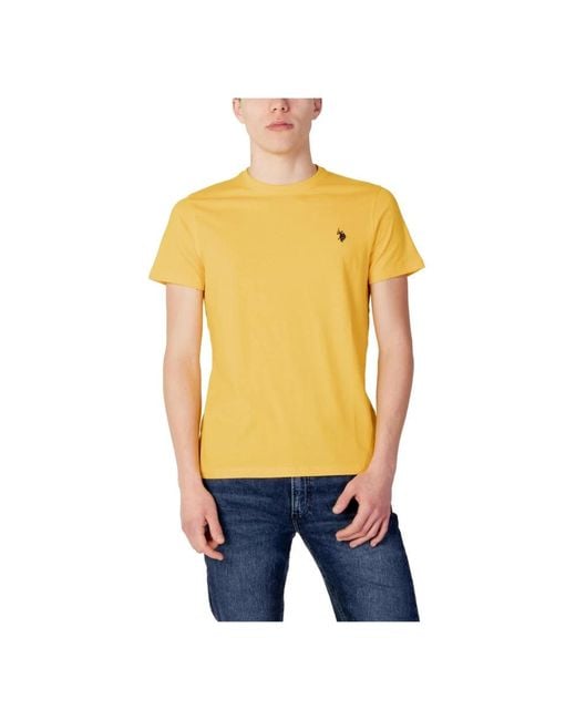 U.S. POLO ASSN. Yellow T-Shirts for men