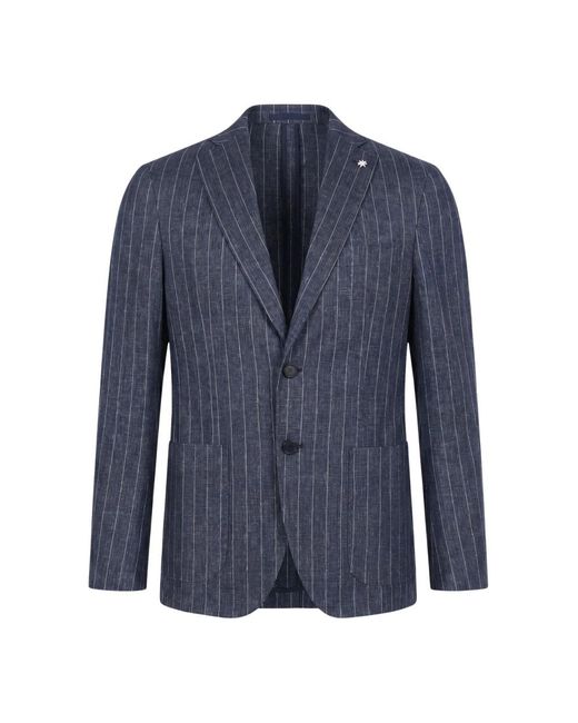 Manuel Ritz Blue Blazers for men