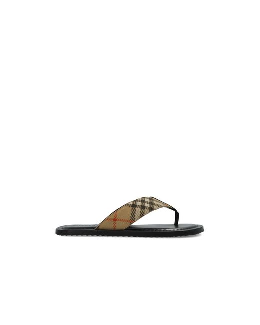 Flip Flops Burberry pour homme en coloris Brown