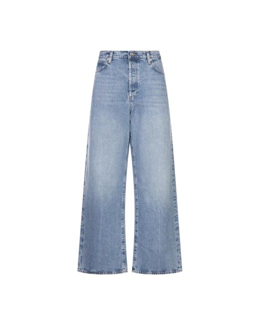 Wide Jeans FRAME de color Blue