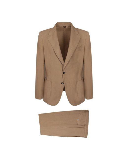 Single Breasted Suits Dell'Oglio pour homme en coloris Brown