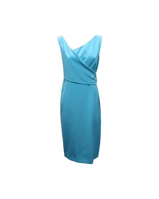Midi Dresses Sandro Ferrone en coloris Blue
