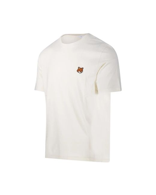 Maison Kitsuné White T-Shirts for men