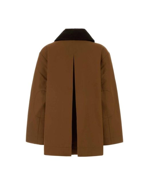 Ganni Brown Light Jackets