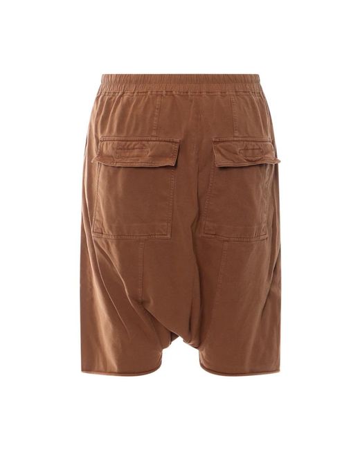 Rick Owens Brown Casual Shorts for men