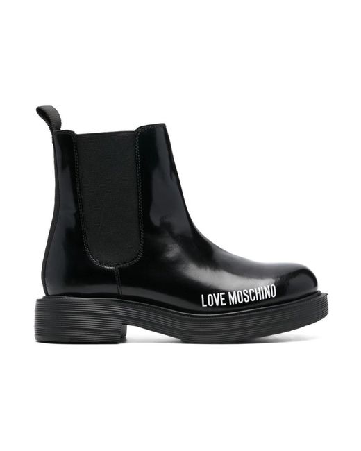 Ankle boots Love Moschino de color Black
