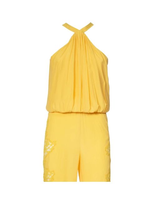 Jumpsuits & playsuits > jumpsuits Ermanno Scervino en coloris Yellow