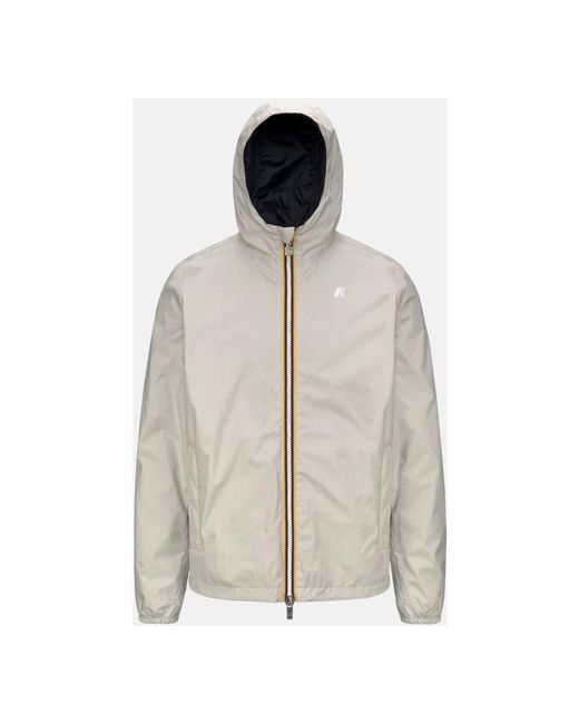 K-Way Jake Plus.2 Double Jacket in het Blue voor heren