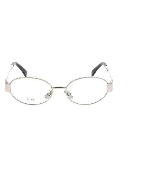 Glasses Céline de color Metallic