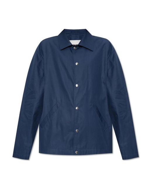 Jil Sander Blue Light Jackets
