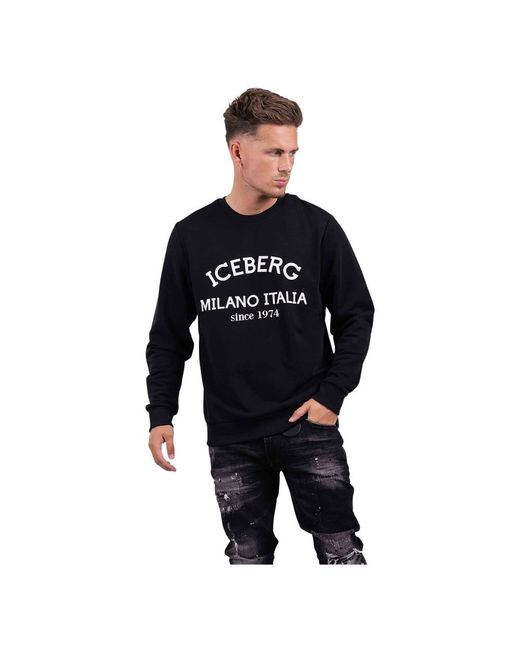 Iceberg Black Sweatshirts for men