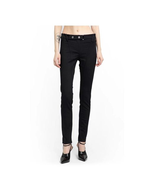 Trousers > slim-fit trousers Mugler en coloris Black