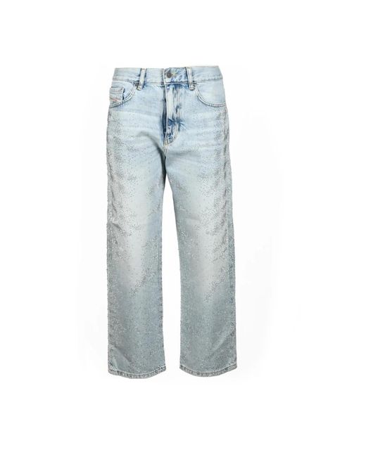 DIESEL Blue Straight Jeans