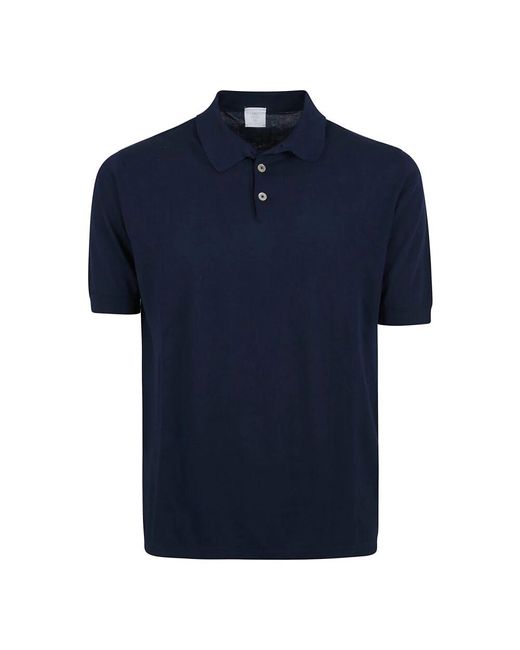 Eleventy Blauer pullover mit halbarm in Blue für Herren