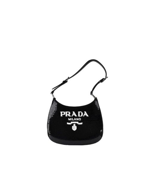 Shoulder Bags Prada de color Black