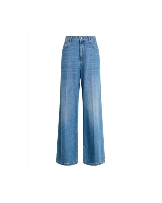 Liu Jo Wide Jeans in het Blue