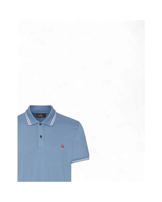 Peuterey Tops ,Blauw ,Katoen New Medinilla Str 02 Polo in het Blue voor heren