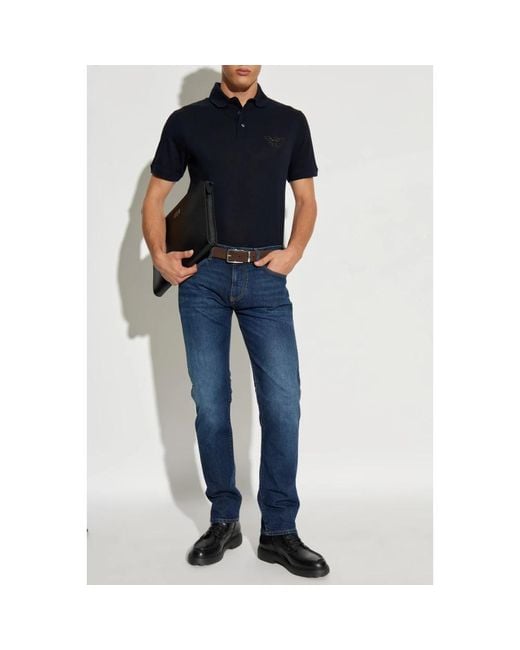 Emporio Armani Regular Fit Jeans in het Blue voor heren