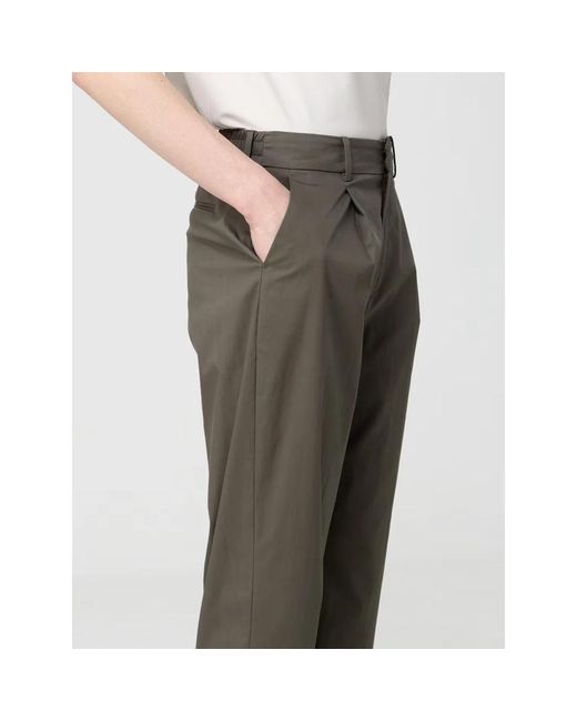 PT01 Gray Cropped Trousers