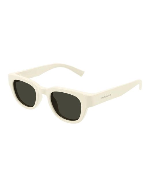 Saint Laurent White Sunglasses