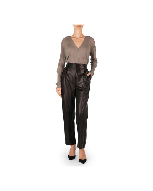 IRO Truien & Vesten ,Bruin ,Maglie Mastic Coast Cardigan in het Brown