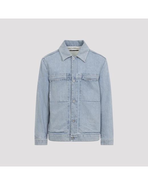Jil Sander Denim Jacket in het Blue voor heren