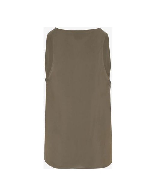Sa Su Phi Green Sleeveless Tops