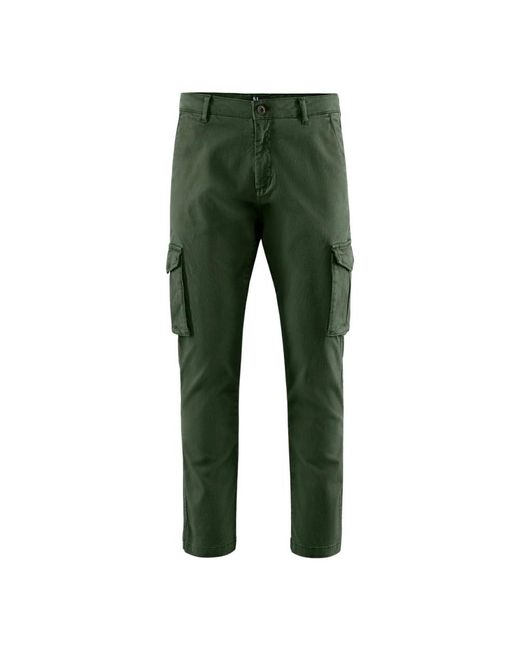 Slim-Fit Trousers Bomboogie de hombre de color Green